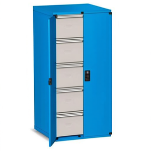 Fami Master Key Comfort C0-Eh=36X36 Drawer <b>Cabinet</b> 3 Drawers 714x751x1500 Mm Light <b>Grey</b> Ral7035 Tool Storage - Product Image 2