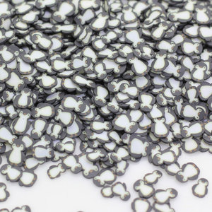 Pingouin argile arrose confettis bricolage artisanat Nail Art Scrapbook Slime remplissage accessoires - Product Image 6
