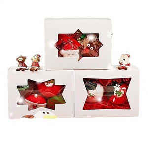 Cajas de Galletas Reciclables con Ventana Transparente, Estilo Panadería, con Logotipo Personalizado, para Regalos de Repostería, Dulces y Regalos Navideños - Product Image 2