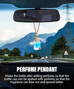 Prix d'usine – Flacon diffuseur de parfum pour voiture en verre dépoli carré de 10 ml avec sérigraphie et bouchon à vis transparent - Product Image 5