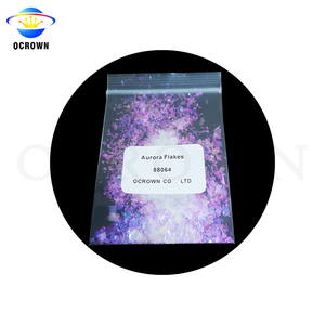 Flocons caméléon couronne arc-en-ciel, pour Nail Art, flocons blancs pour vernis à ongles - Product Image 4