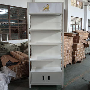 Xingye Usine Métal Quatre Colonne Réglable <span class=keywords><strong>Automobile</strong></span> Soins Produits Présentoir Rack De Stockage Magasin Étagère Étagères - Product Image 4