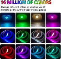 Kit de 1100 fibres optiques LED RGbw à changement de couleur, 0,75 mm, pour éclairage d'intérieur de voiture et maison