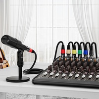 Câble de microphone XLR 3 broches mâle-femelle plaqué or, blindé, en cuivre pur, pour mixeur audio équilibré