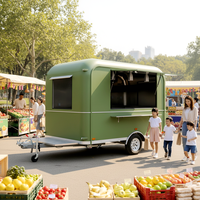 Remorque de Food Truck Cuisine Mobile pour Hot-dogs, Glaces, Burgers – En Promotion avec Équipement Complet