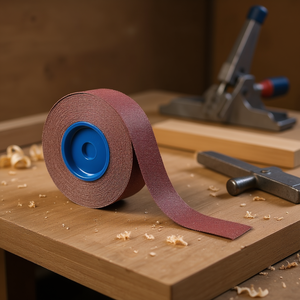 Rouleau de toile abrasive Ttake 115x50000 mm, grain corindon 40, pour ponçage du métal et du bois - Product Image 3