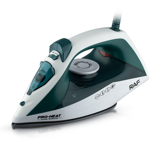 RAF Iron 1400W <b>Thermostat</b> <b>Controlled</b> Vertical Steaming Ceramic Soleplate Continuous Portable Iron RAF Iron 1400W - Product Image 4