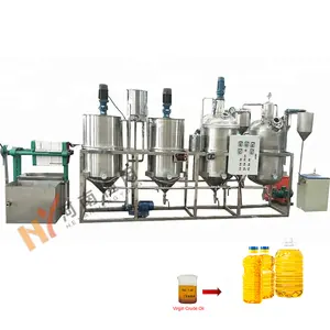 Máquina de refinación de aceite de palma, planta de refinería de aceite de palma cruda, máquinas de refinación de aceite comestible usadas