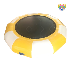<span class=keywords><strong>Trampoline</strong></span> aquatique gonflable multifonctionnel en PVC, portable, avec échelle à cordes pour lac - Product Image 3