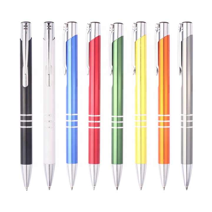 Promotional Metal Pens Custom Logo Luxury Ballpoint,Customized Advertising Gift Metal Ball Pen Promotional with Logo