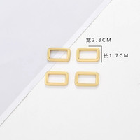 Accessoires de verrouillage LST282, mousqueton pivotant, clip populaire pour sangle, boucles de sac, design de marque, fermoir à broche, boucle en métal doré