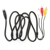 Cable Adaptador AV con Cable de 1.8M para Consola Saturn RCA, Venta al Por Mayor