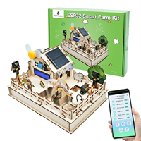 Kit de Hogar Inteligente DIY, Kit de Iniciación a la Automatización con Robot, Proyectos Programables, Casa de Madera, Kit de Aprendizaje para Arduino, Microbit y ESP32
