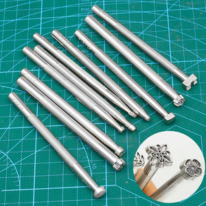 LISCA-Kit de herramientas de impresión de sellos de cuero, juego de punzón de aleación para tallado, manualidades de cuero, arte, L-HT0222, 20 Uds. - Product Image 3
