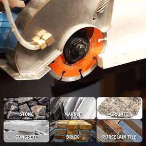 Discos de Corte Segmentados de Diamante Turbo Industriales de 4-12 Pulgadas para Amoladora Angular, Cortadora de Azulejos, Mármol, Granito, Hormigón y Ladrillo - Product Image 5