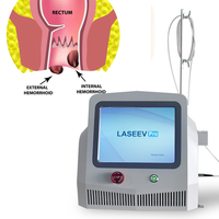 Proctology Diode Laser Machine 980nm + 1470nm Traitement Laser Hémorroïdes Pilonidal Sinus Hémorroïdes Dispositif Laser Chirurgical