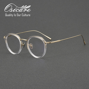 Vòng tròn lentes Hombre New quang lunettes De Luxe tùy chỉnh thiết kế kính trực tuyến thông số kỹ thuật người đàn ông thương hiệu sang trọng Acetate occhiali khung - Product Image 2