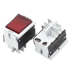 Interrupteur disjoncteur avec bascule thermique, 10a, 15A, DPST, protecteur de surcharge, bouton ON/OFF, haute qualité