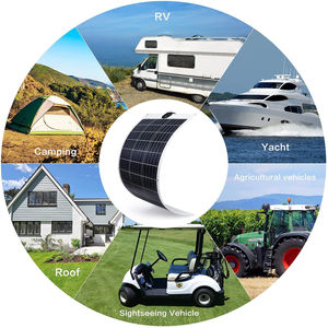ชุดแผงโซลาร์เซลล์แบบยืดหยุ่น 600W สำหรับยานพาหนะเคลื่อนที่ รถบ้าน เรือ ยอชท์ - Product Image 2