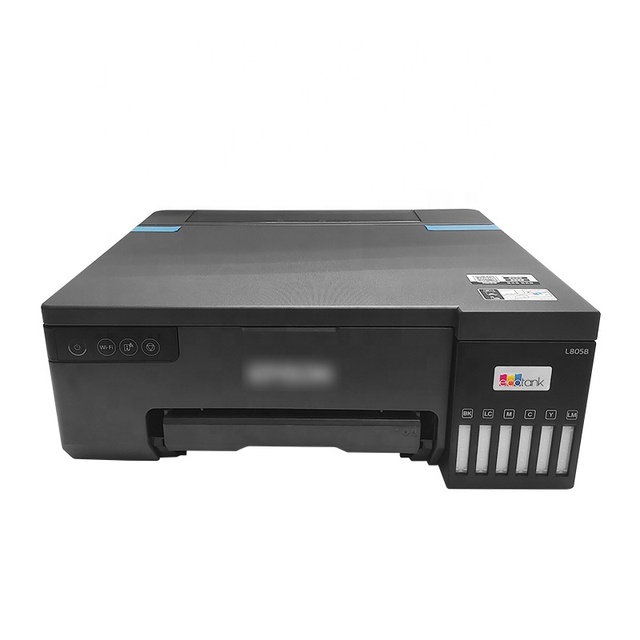 Yuelule L8050 L8058 Inkjet Printer Black Office Inkjet Printer Six-color Ink A4 WIFI Printer Color Inkjet Printer