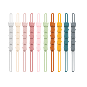 2023 attache-sucette Silicone anneau de dentition sangle de sucette avec pince bébé jouets de dentition pour garçons et filles attache-sucette en Silicone - Product Image 2