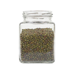 Vente en gros de bocaux carrés en verre de haute qualité pour la mise en conserve de sauce à la confiture de miel avec capuchon en métal - Product Image 6