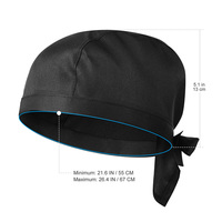 Logo personnalisé noir Chef chapeau serveur uniforme casquette boulangerie BBQ Grill chapeau Restaurant cuisinier travail chapeau