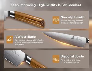 Stovekraft góc chủ Shears bếp knifes <span class=keywords><strong>6</strong></span> <span class=keywords><strong>Piece</strong></span> Set với khối gỗ Glass <span class=keywords><strong>Knife</strong></span> <span class=keywords><strong>block</strong></span> - Product Image 6