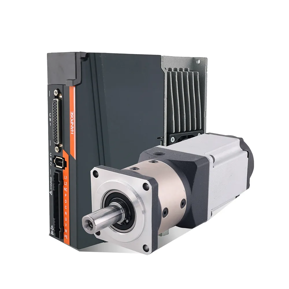 Hanpoe 1.3N.m 60s40-hg10-1 آلة عالية الدقة محرك ASD240 W AC servo motor علبة تروس