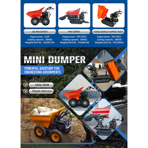 Envío Gratis: Mini Dumper EPA con Orugas, <span class=keywords><strong>Carretilla</strong></span> Motorizada, Dumper de <span class=keywords><strong>Obra</strong></span> con Orugas, Mini Dumper de Orugas para Trabajo Agrícola - Product Image 4