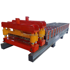 HKY <span class=keywords><strong>2026</strong></span> Glazuurtegelvormende <span class=keywords><strong>Machine</strong></span> Dakplaatrolvormende <span class=keywords><strong>Machine</strong></span> Gekleurde Staal Staande Naad Profiel Kernmachine - Product Image 3