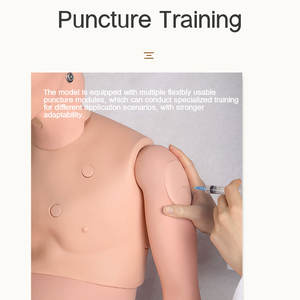 Simulatore Multifunzionale DARHMMY per Addestramento Infermieristico Femminile, Manichino in PVC con Funzione di Respirazione Artificiale e Genitali Intercambiabili - Product Image 2