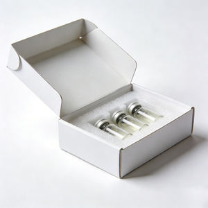 Customized Logo Recycled Materials Corrugated Paper Foldable Shipping Mailer Boxes For <b>Glass</b> <b>Vial</b> - Product Image 3