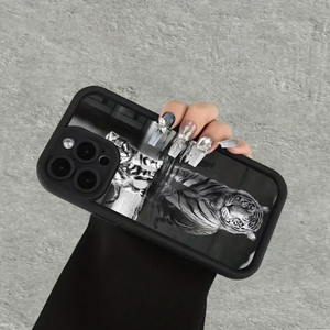 <span class=keywords><strong>Coque</strong></span> de téléphone portable en TPU antichoc de style objectif d'appareil photo avec impression photo Chat Change Tiger pour <span class=keywords><strong>Iphone</strong></span> 11 12 13 14 15 16 17 Pro Max - Product Image 2