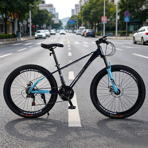 Bicicletta da Montagna a Prezzo di Fabbrica, Telaio in Acciaio, Cablaggio Interno, Forcella Spessa 42mm, Decalcomania <span class=keywords><strong>Laser</strong></span>, Verniciatura a Forno, Cuscinetti Sigillati - Product Image 4