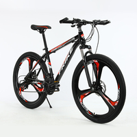 Expédition d'usine Frike Vélo VTT pliable en acier à haute teneur en carbone avec frein à disque 26/27,5 pouces pour adulte Vélo de montagne