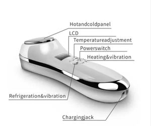 Elektrische Anti-Falten-Haut verjüngung Heißes und kaltes Gesichtshammer-Schönheits pflege gerät - Product Image 5