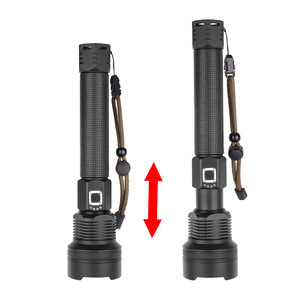 XHP90 High Power <b>Flashlight</b> Type C Charging With Display Zoom LED <b>Torch</b> Rechargeable Battery White Light P70 Model - Product Image 3