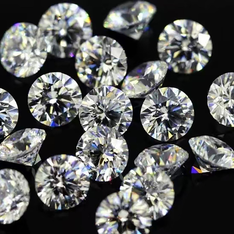 Moissanite Diamond Raw Material Round Cut