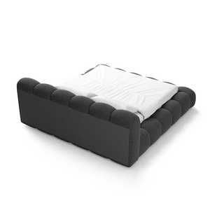 Luxury Queen Bed Italian Luxury Bedroom Furniture Latest Designs king Size <b>Frame</b> Modern Up-holstered Beds - Product Image 2