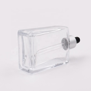 Chai dầu dưỡng tóc, dầu dưỡng râu, tinh dầu, serum thủy tinh hình chữ nhật dẹt màu nâu hổ phách cao cấp 30ml 50ml 100ml kèm hộp - Product Image 5