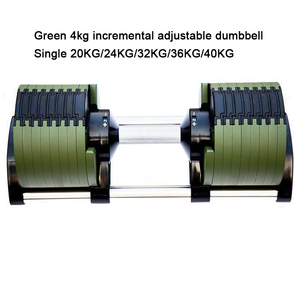 Commercial Iron Workout Fitness Round Head <strong>Dumbbell</strong> Free Weights 24kg 32kg Rubber 40kg <strong>Dumbbell</strong> Adjustable for Gym <strong>Exercise</strong> - Product Image 2