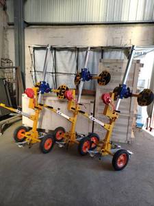 Manual Vacuum Glass Lifter 200kg Hand Pump Glass <b>Moving</b> <b>Trolley</b> for Workshop and Construction Use - Product Image 3