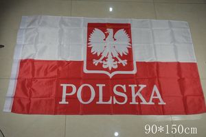 Drapeau polonais personnalisé agitant la main avec tissu en polyester avec un matériau plastique au design arc-en-ciel pour agences de voyages Logo personnalisé - Product Image 3