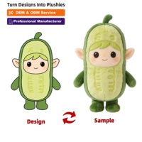 Peluche personnalisée Créez votre Respectueux de la peau Promotion de Noël mignonne Citrouille jouets en peluche personnalisés