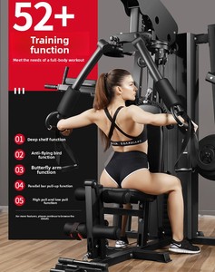 Equipo <span class=keywords><strong>de</strong></span> Fitness Multifuncional para Tres Personas, Venta Directa <span class=keywords><strong>de</strong></span> Fábrica, Set Completo <span class=keywords><strong>de</strong></span> Entrenamiento <span class=keywords><strong>de</strong></span> Fuerza para Gimnasio en Casa - Product Image 4