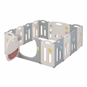 Fence Safety Baby Baby Safety Playpen New Design Kids Play Fence Plastic Safety HDPE Baby Fence Folding Style Playpen For Baby Girl