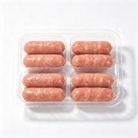 Boîte blister multi-cavités personnalisée en PET de qualité alimentaire, multicolore, pour produits frais, viande, poisson à emporter
