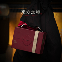Nouvelle boîte à desserts, cadeau du Nouvel An, boîte-cadeau de gâteaux de lune de style chinois, carton de rangement portable pour le Festival de la Mi-Automne