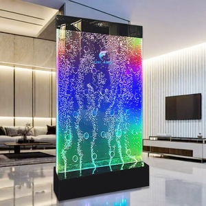 Tùy chỉnh Led Nước bong bóng tường nước Tính năng thác nước đài phun nước màn hình & phòng Divider - Product Image 2
